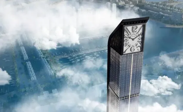 Franck Muller Aeternitas - Tallest Branded Residential Clocktower in Dubai Marina