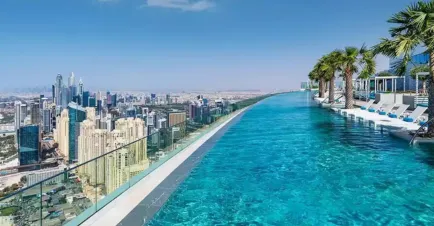 Tapasake: Dive into Luxury at One Za'abeel's Infinity Pool