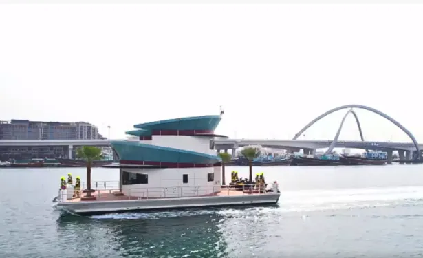 mobile floating fire station