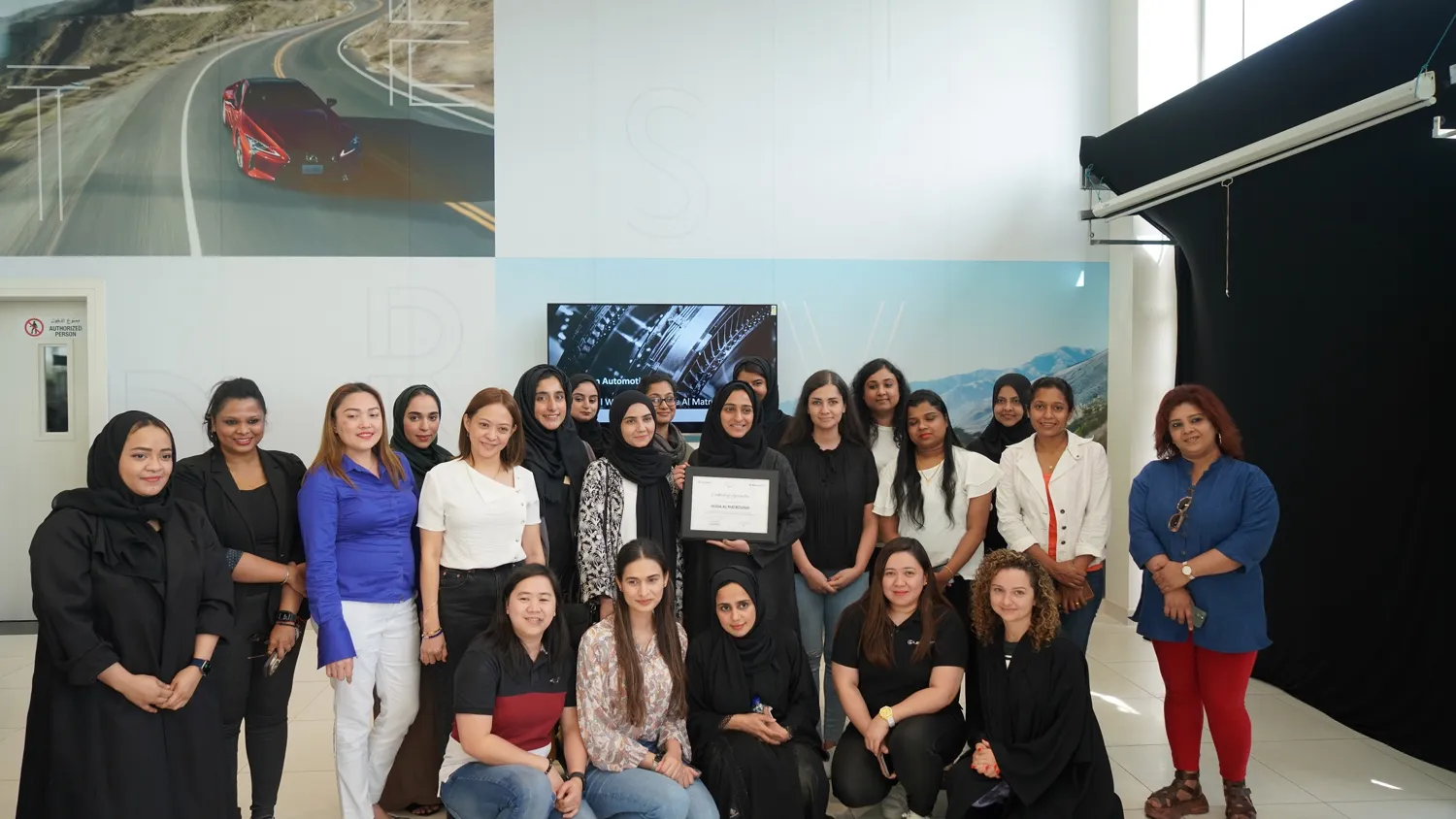 Al-Futtaim Lexus Marks Emirati Women’s Day With An All-Women Workshop Hosted By The UAE’s First Female Mechanic Huda Al Matroushi
